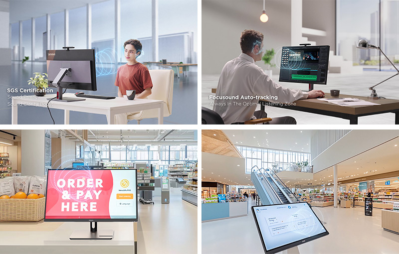 搭載清聽聲學(xué)定向音響聚音屏技術(shù)的聯(lián)想M90a Pro Gen6的多元場(chǎng)景應(yīng)用