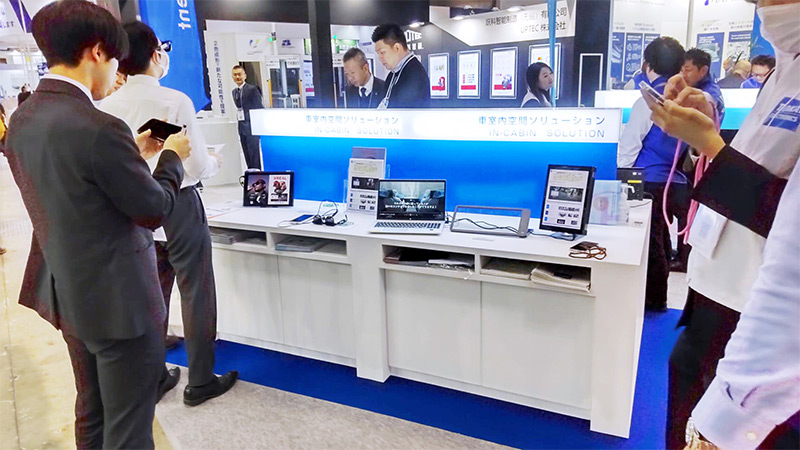 全球首款全透明屏幕定向音箱——聚音屏亮相日本東京汽車技術電子展覽會