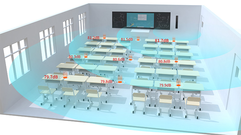 清聽聲學(xué)教室均衡擴(kuò)聲設(shè)備，均衡聲場