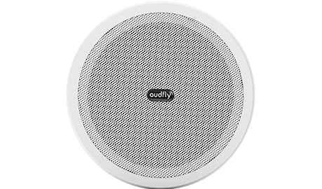 圓形一體式定向播放音響R，指向性強，內置功放，適合吸頂安裝